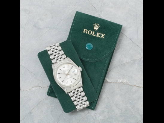 Rolex Datejust 36 Argento Jubilee Silver Lining Dial  Watch  1601 